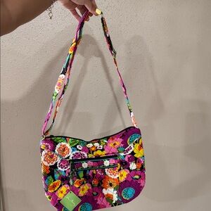 NWT Vera Bradley Pink Floral HOBO Bag